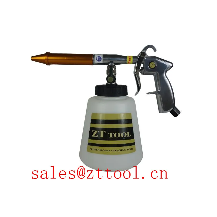 KANZO Tornado spray pneumatic cleaning gun in Stainless Steel Material and gold plating Product