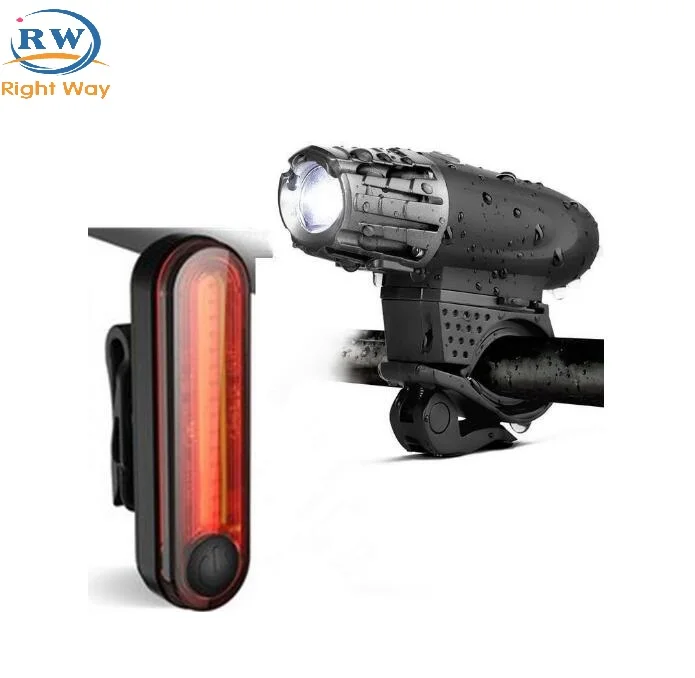 
Amazon Hot Selling Bicycle Accessories Cycling Light USB Rechargeable LED Bike Light Set  (60776136379)
