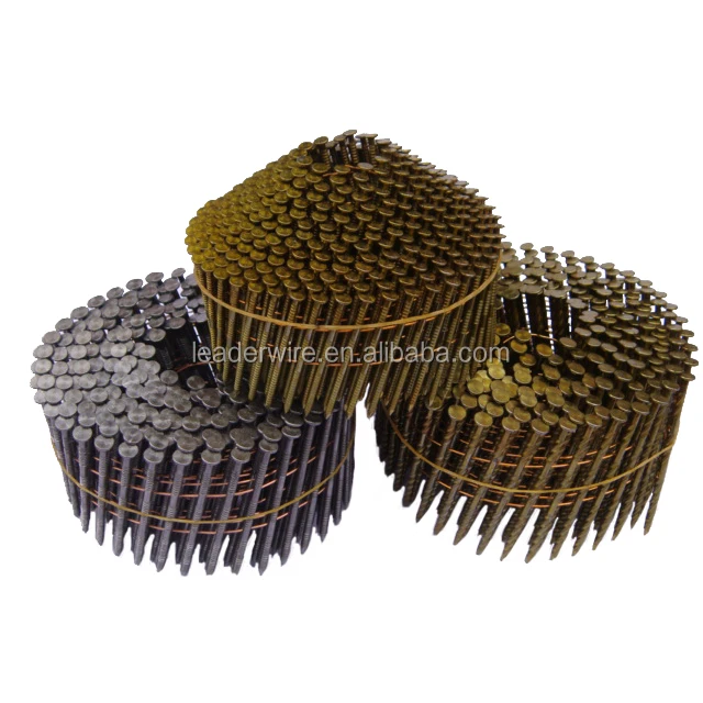Paslode Carbon Steel Flat Head Smooth Shank Wire Pallet Coil Nails