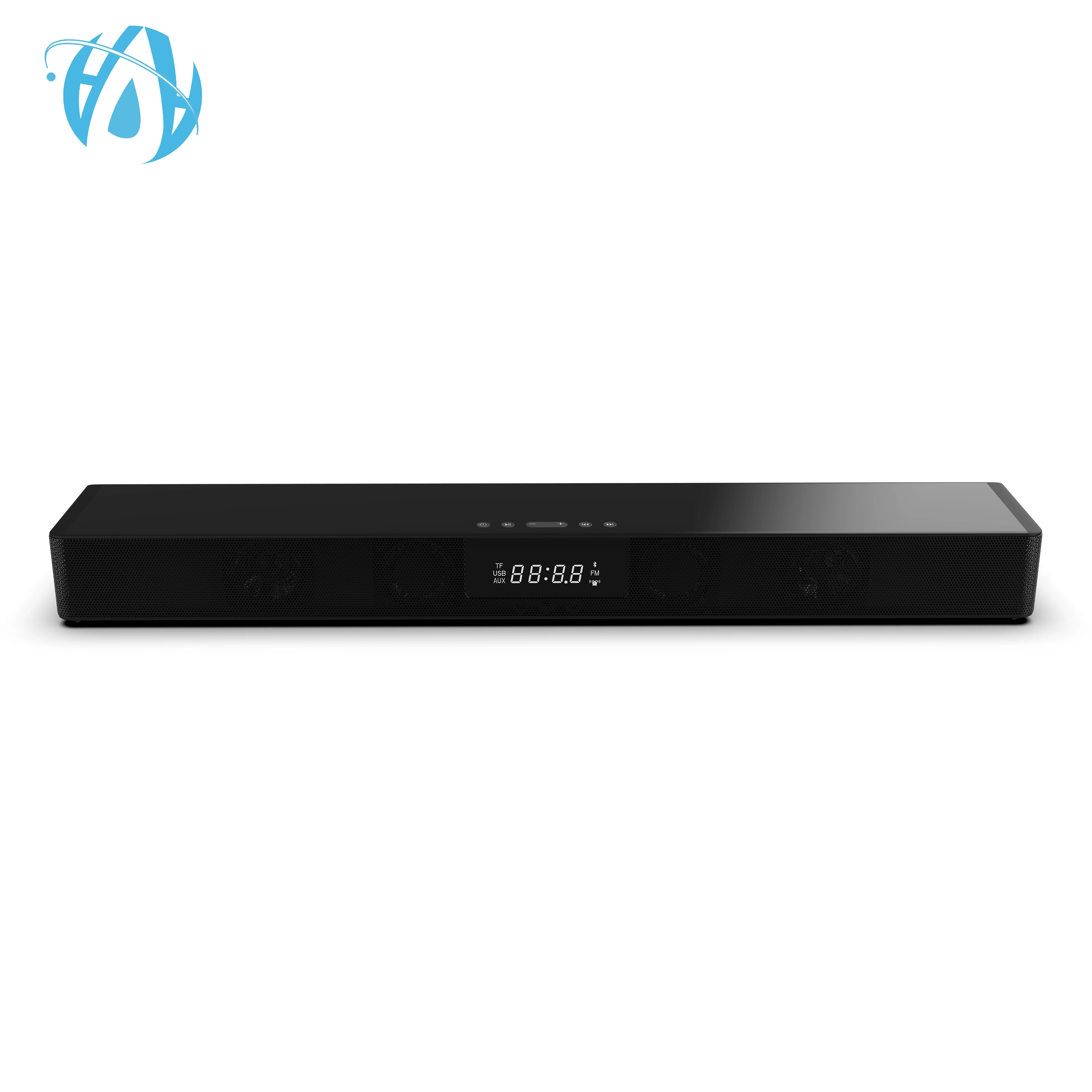Home Theater Bass 2.0 Channel Wireless Charger 20W 4 Speakers Surroud Stereo Bluetooth Soundbar for TV
