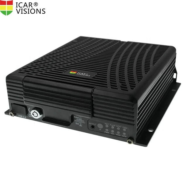 Hot selling ICARvisions manufacturer car GPS security cctv mobile dvr fcc ce EN50155 E-Mark Certificate