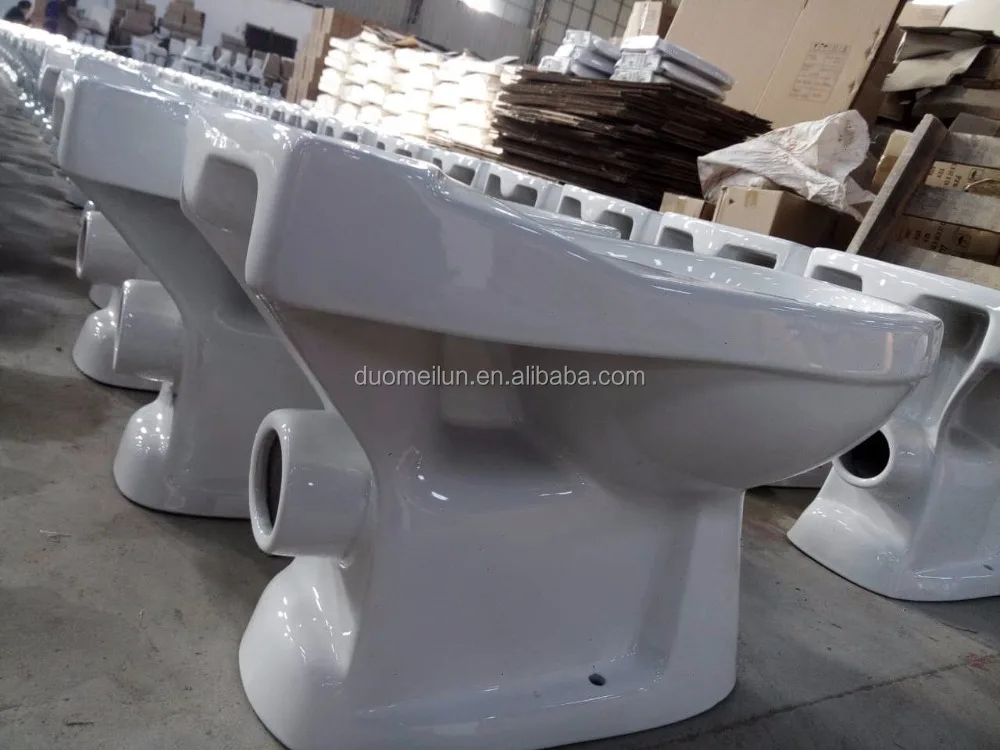 Washdown Two Piece Toilet Bowl Ceramic Sanitary Ware Cheap WC Toilet Prices