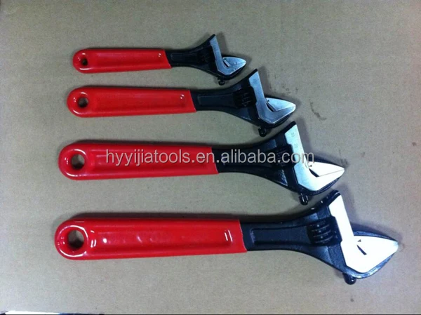 heavy duty Black Oxide Coating Adjustable Spanner and Chrome vanadium steel