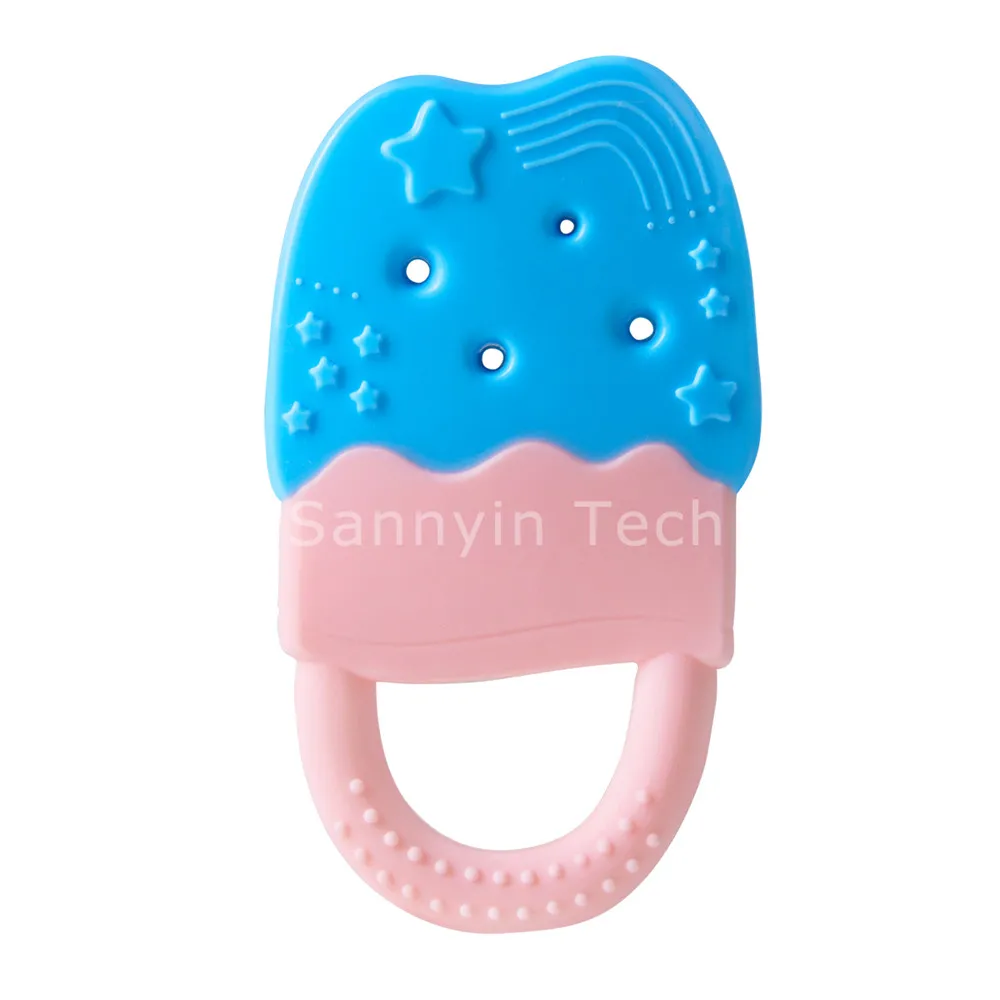 Cute  Panda & Ice Cream & Giraffe Sharp New Design And Best Quality  Gife Gum Massager Of  cooling Baby Teether