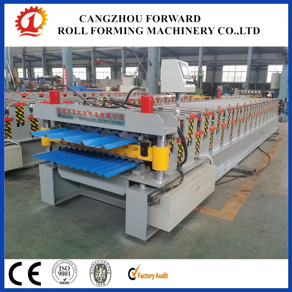 Двойной слой стали крыши/стеновые панели, формируя Машина 820-836