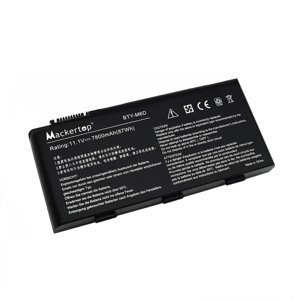 Brand new 87WH BTY-M6D replacement laptop Battery for MSI GX60 GT780DX GX660 GT70 GX680
