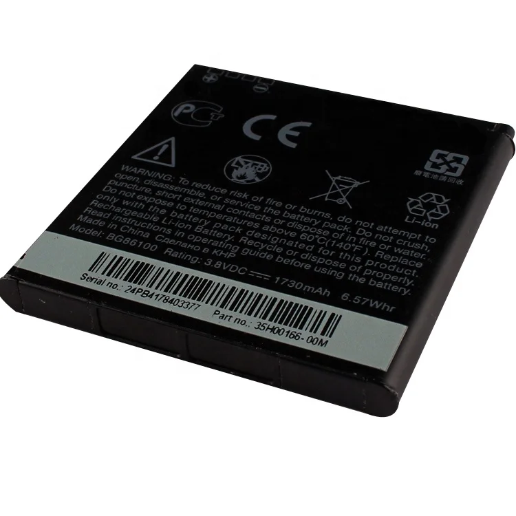 OEM 1730mAh Replacement Rechargeable Original BG86100 Cell phone Battery For HTC EVO-3D G17 G18 Z715e Sensation XE X515E