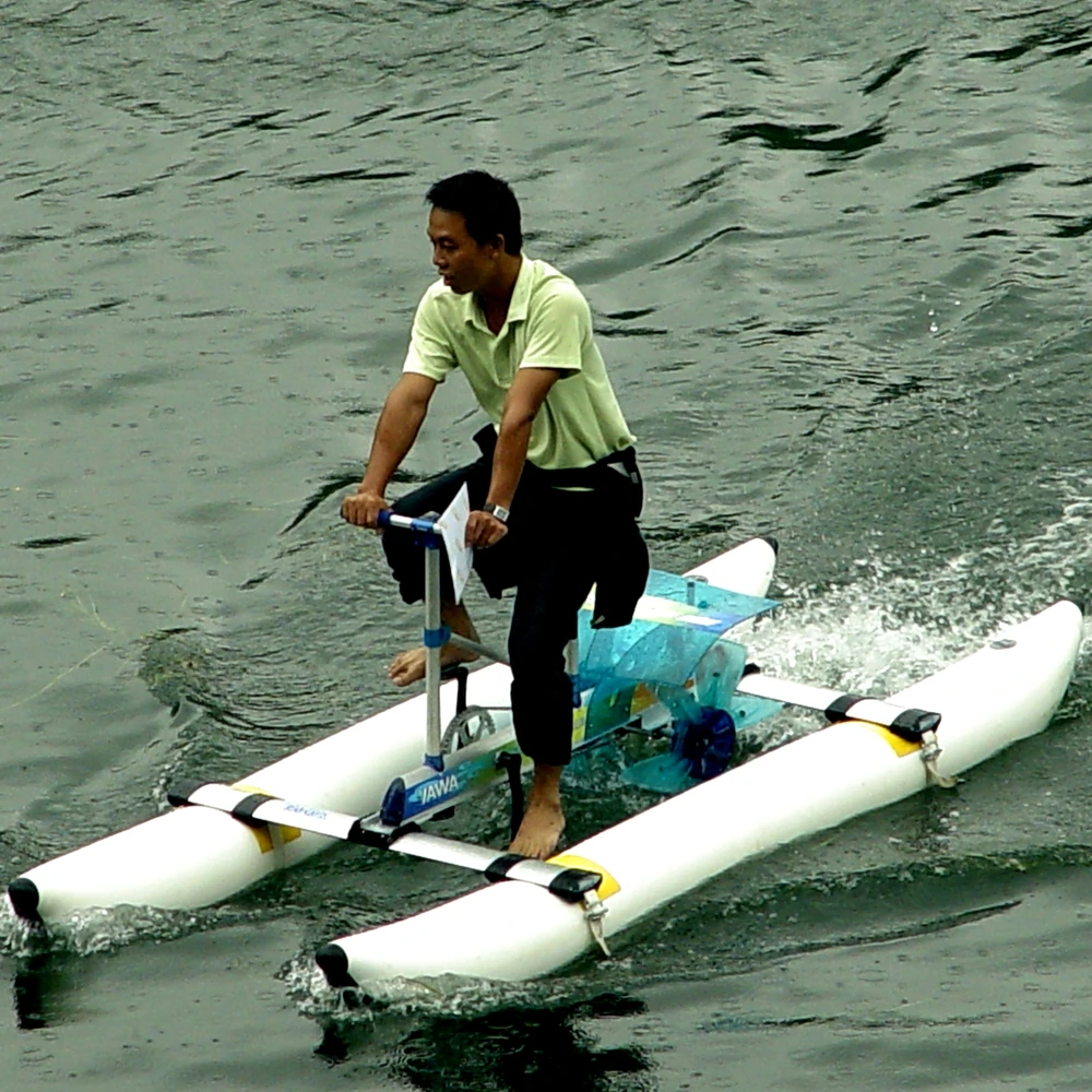 
funny inflatable Water Bikes Wheels Style aqua bikes for sale 