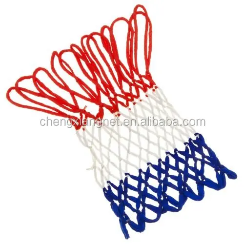 
Red White Blue Nylon Basketball Nets 