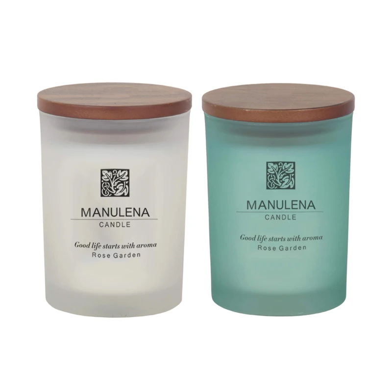 eco friendly aromatic pure soy wax scent candles with 13 flavors fragrance oil