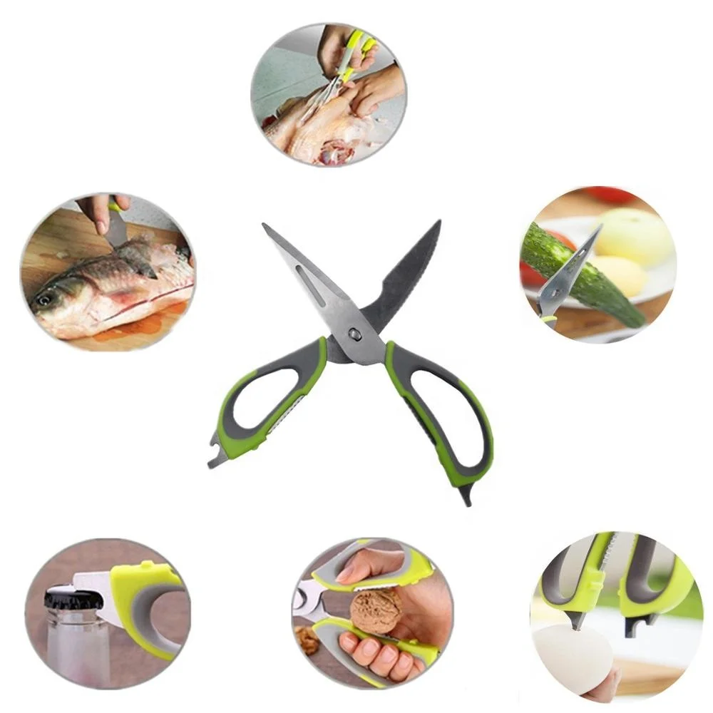  Магнитная Крышка для кухонных ножниц/2CR13 + ПП резиновый материал съемные ножницы с магнитным держателем морепродуктов фестонов трав