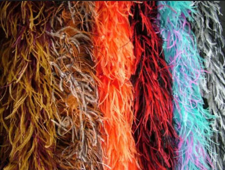 
turkey feather trim for decoration ostrich Feathers boa ostrich wedding decoration feather Wholesale price factory 
