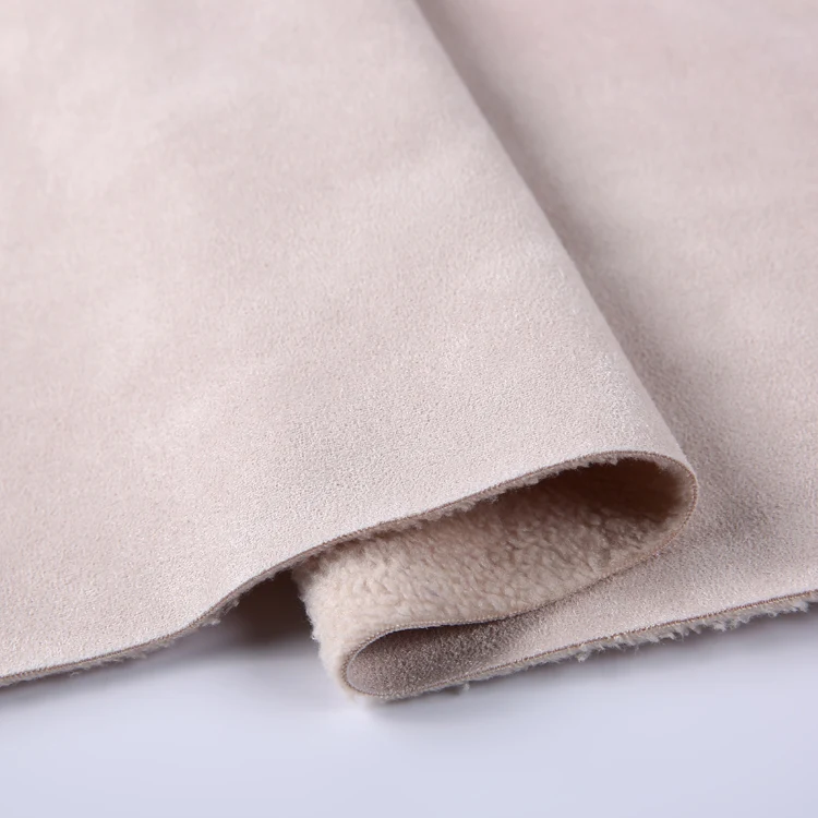 100 polyester suede bonded polar kids upholstery minky fleece fabric
