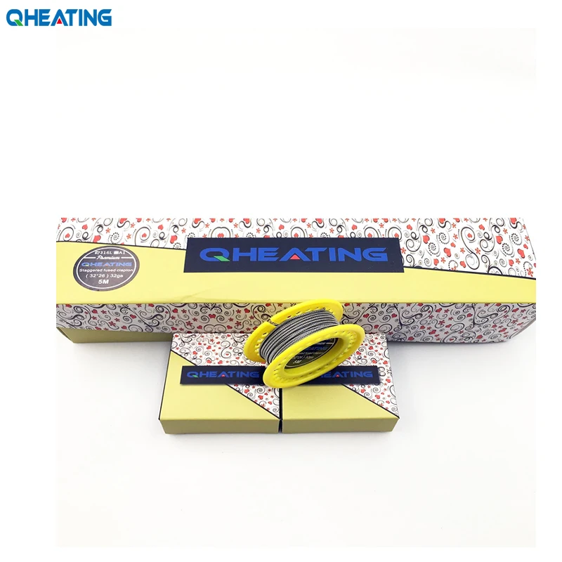 Exotic staggered fused/Spaced clapton/Tsuka/Tri-twisted Clapton/Framed/Alien V2 Clapton Coil wire