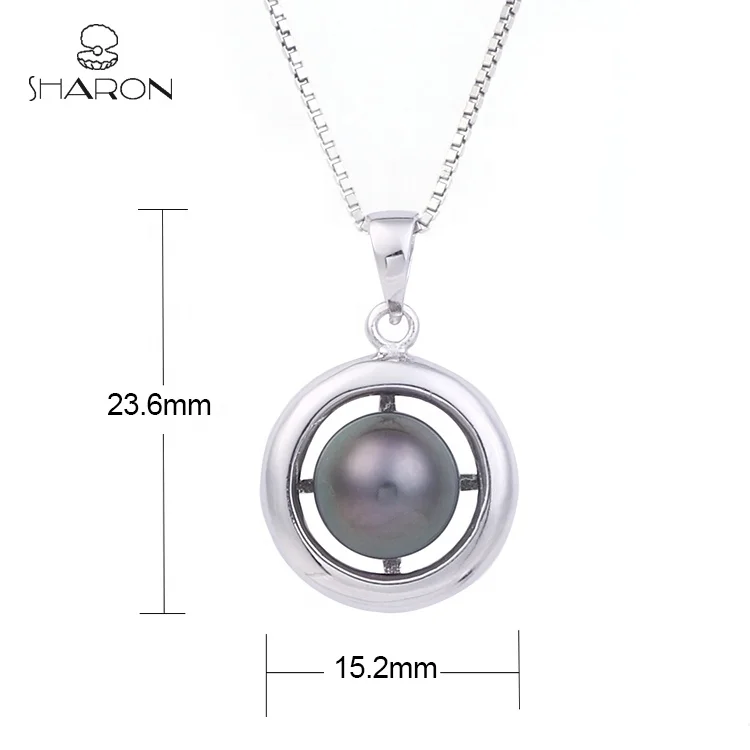 
China Jewelry Wholesale Silver Birthday Gift Pearl Natural Oyster Pearl Necklace For Women 