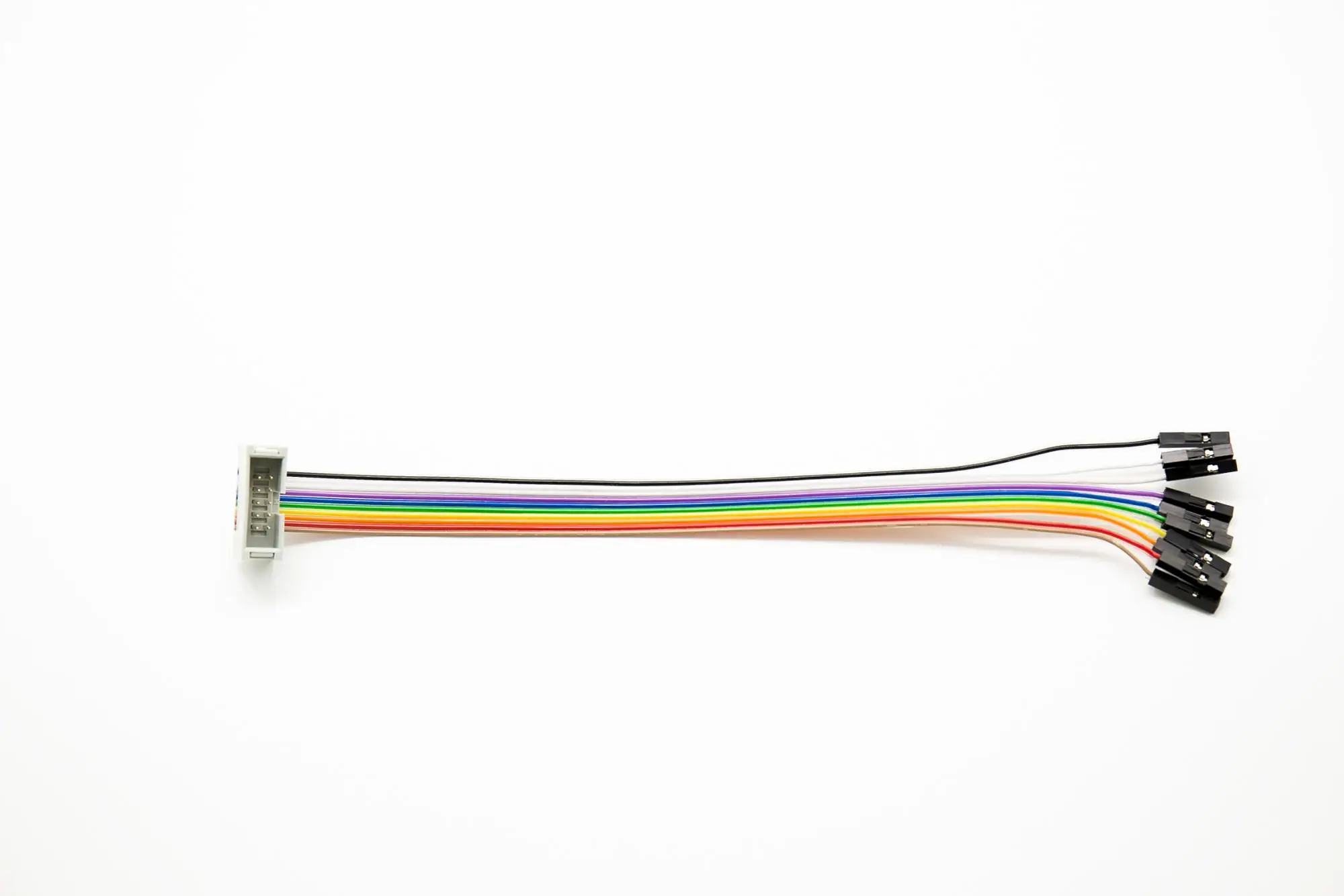 10 Pin IDC Socket Rainbow Color Flat Ribbon Cable for Raspberry Pi