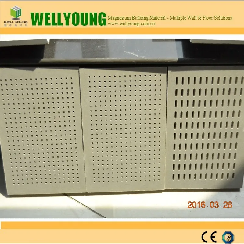 cheap price paper faced fireproof plaster board perforated gypsum board with irregular hole