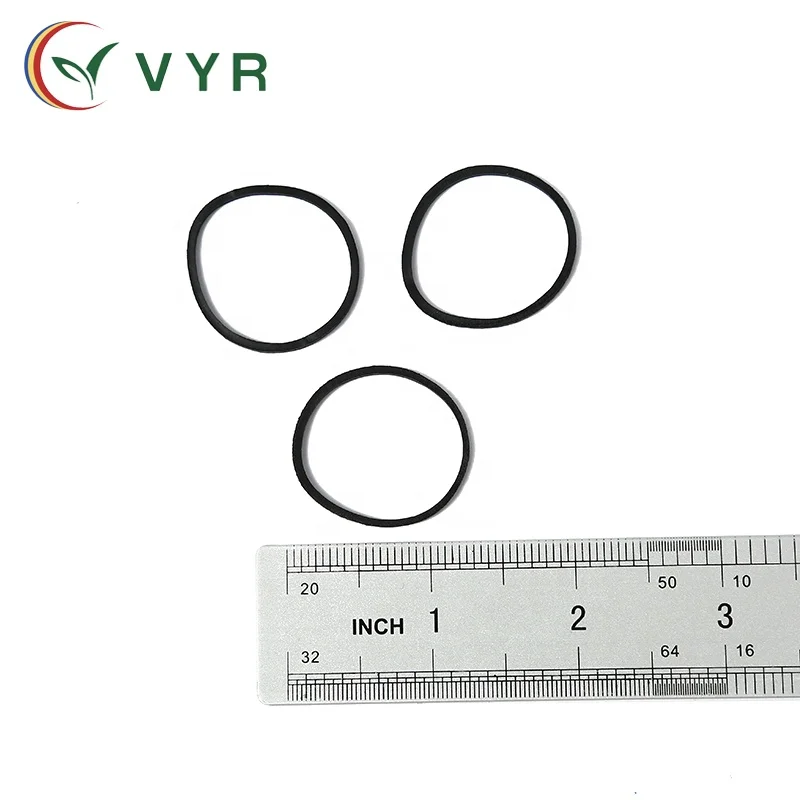 High quality environmental natural rubber band black rubber band 1.0 inches in diameter
