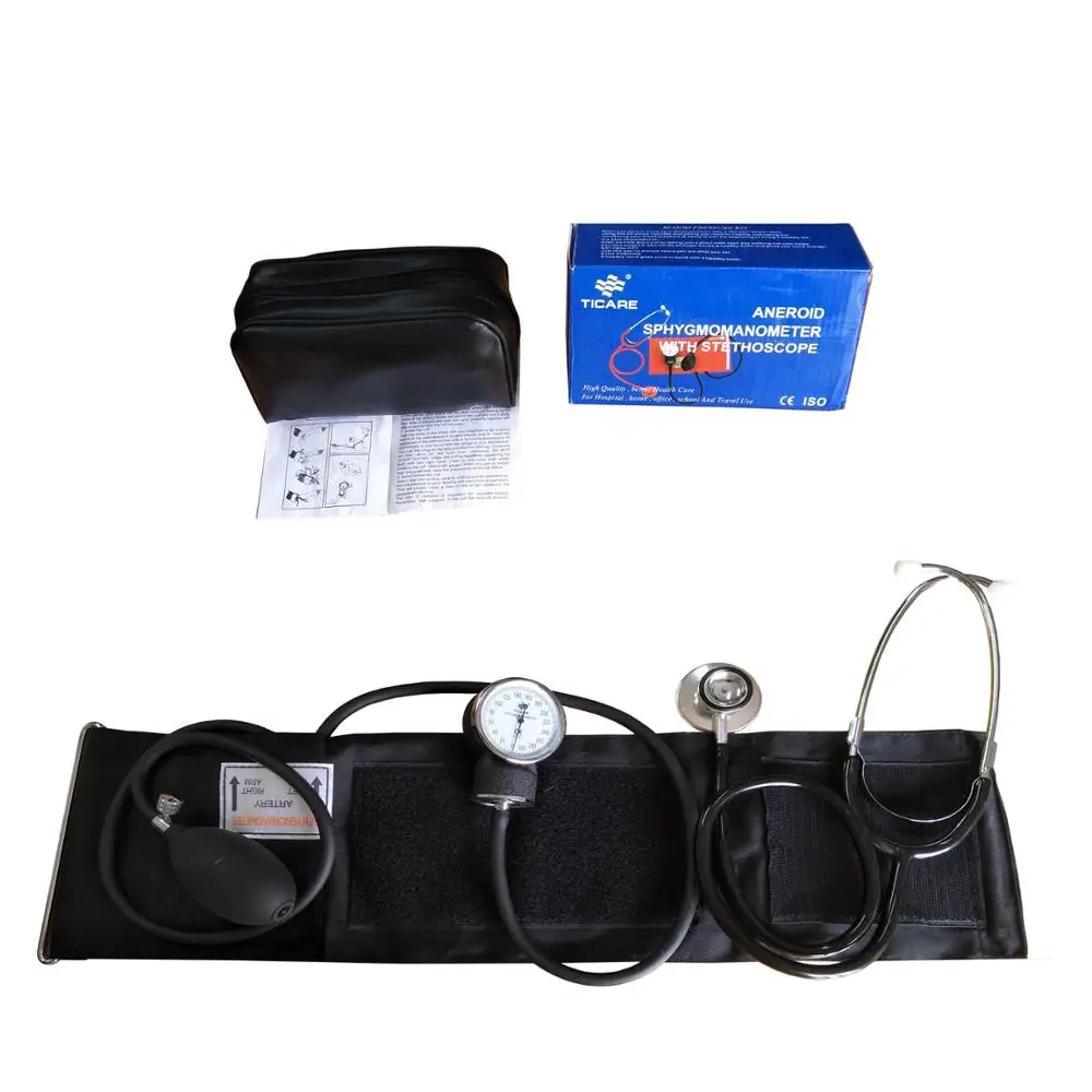 Best Quality Aneroid Sphygmomanometer With Separate Single Head Stethoscope