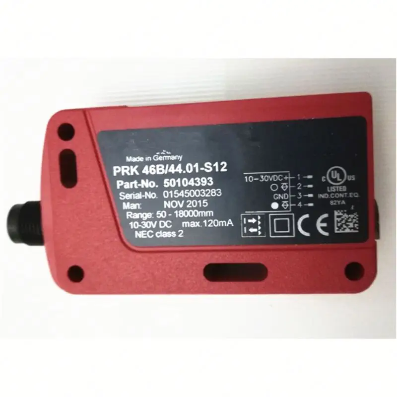 PRK328.W3/4P-M12 50122689 Polarized retro-reflective photoelectric sensor switch