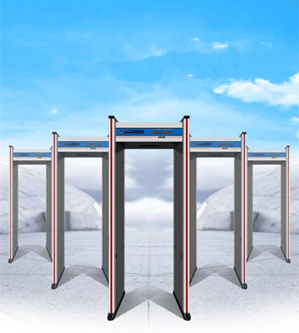 security door metal detector walk through Gun Detector with 6 zones MD-200