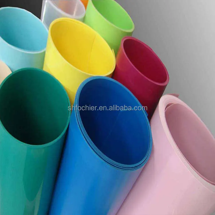 Colored flexible plastic PVC sheet rolls hard plastic sheets PVC 1mm