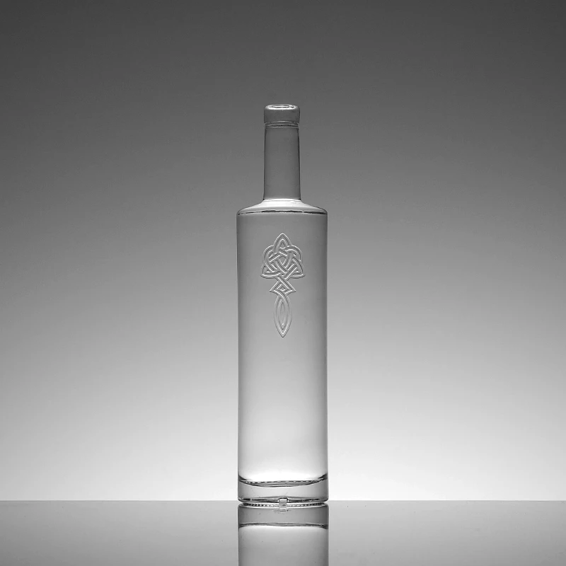 Wholesale crystal glass material glass juice bottle manufacturers italy