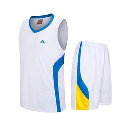 new style logo design sportswear basketball wear men sets adults basketball jersey Uniform