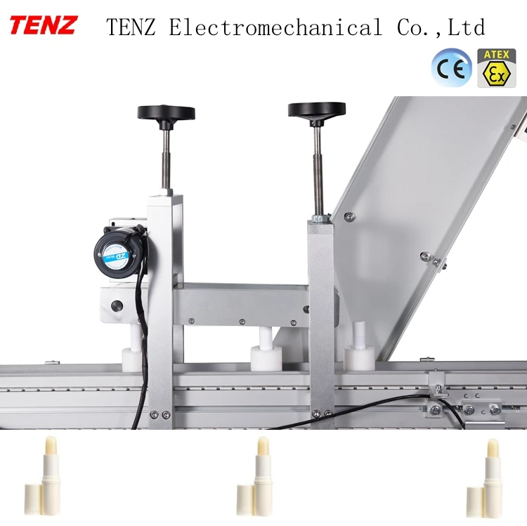 Full Automatic Stick Lip Balm Production Line 6 Nozzles Tube Applicator Feeding Hot Filling Freezing Capping