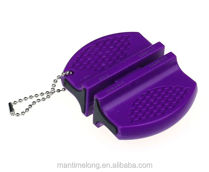 Mini Ceramic Rod Tungsten Steel Camp Pocket Kitchen Knife Sharpener Tool