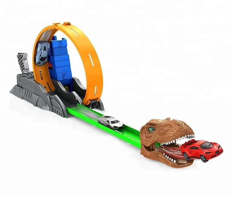  Высокоскоростные игрушки гоночный слот автомобильный трек с катапультой