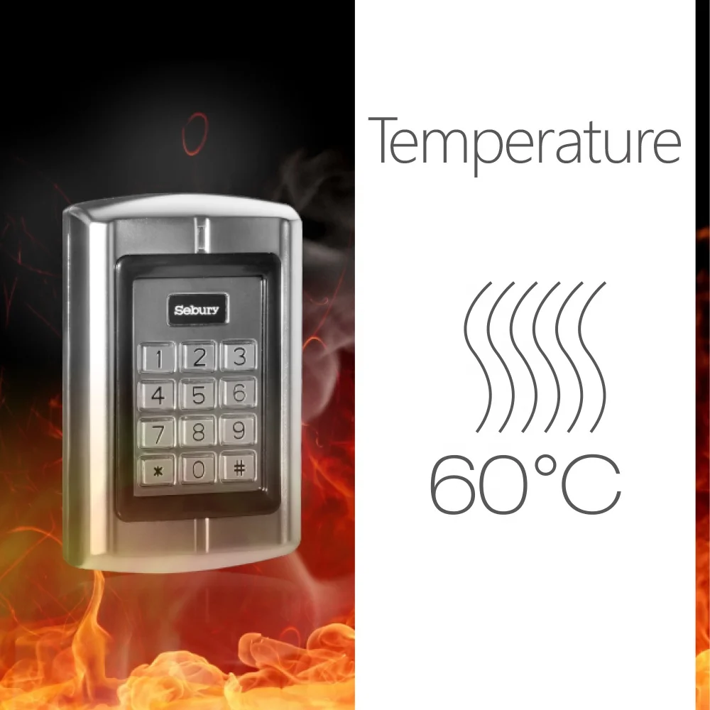 Sebury RFID  EM card Standalone Metal Access control keypad
