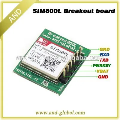Автоматическая Микро Sim-карты SIM800L GPRS breakout совета с PCB Антенна