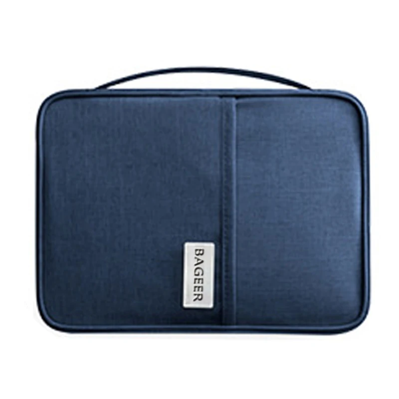 Customized Canvas Travel Smart RFID Passport Credit Card Holder Wallet