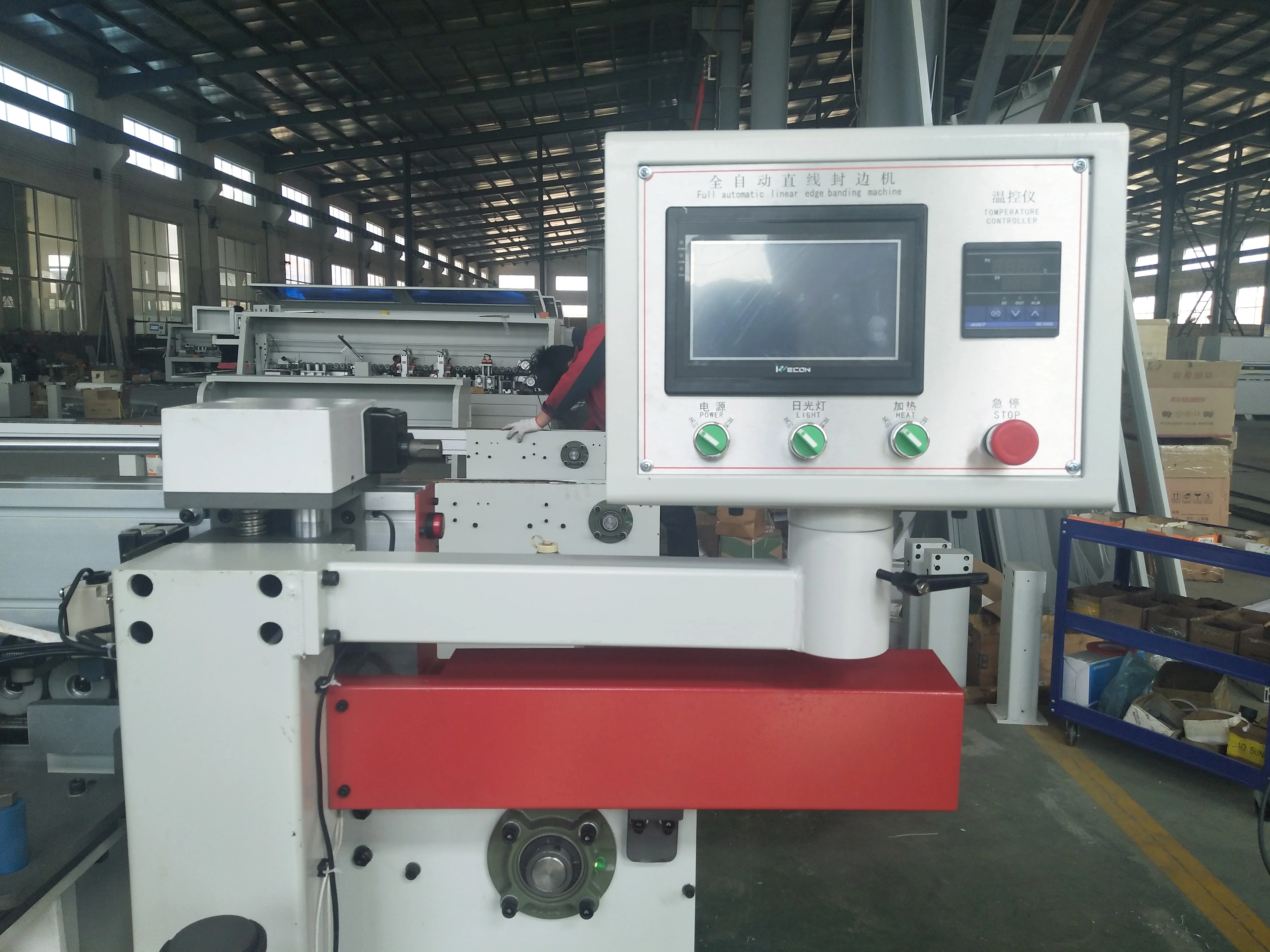 China hot edgebander factory automatic edge trimming edge machine banding woodworking machinery edge banding machine