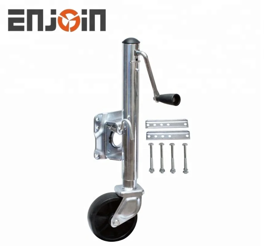 ENJOIN China Hot Lift Swing Back Trailer Jack with Dual Wheels 1500 lbs Capacity jockey wheel Trailer Jack