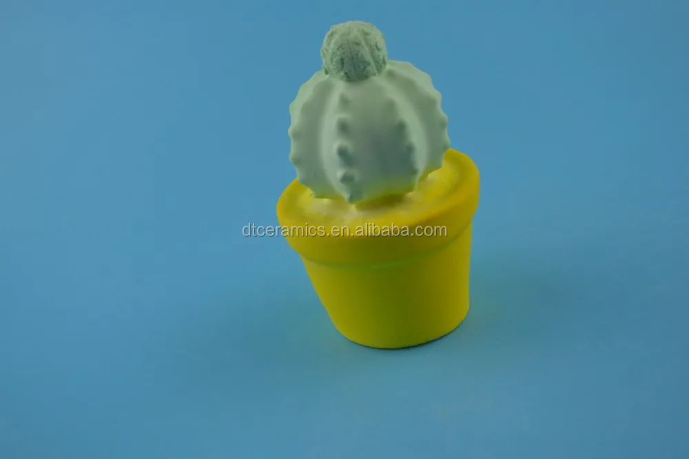 cactus shaped air freshener scented gypsum ceramic air freshener