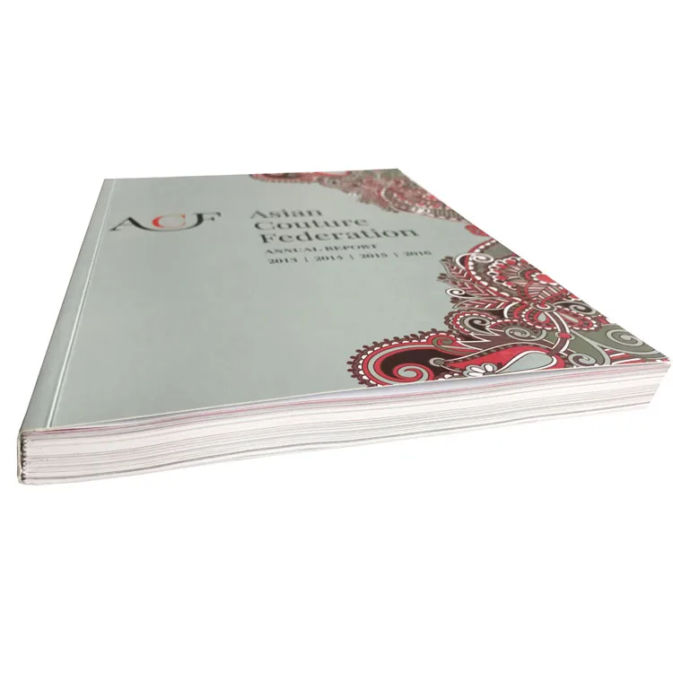 China Guangzhou perfect binding cheap magazine printing, book printing, catalog printing