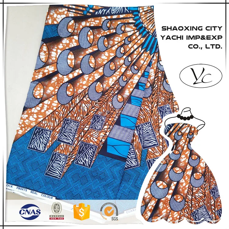 2021 Sell Hot Sales 100% Cotton African Real Wax Fabric