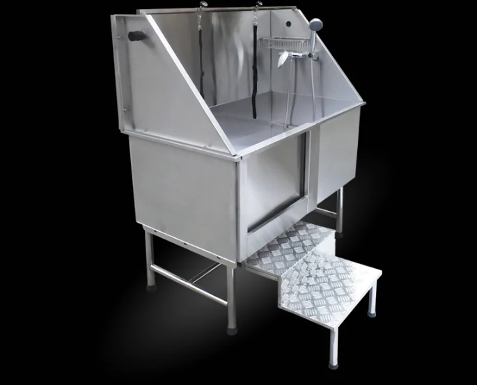 
Professional stainless steel dog bathtub/dog grooming station H-104 