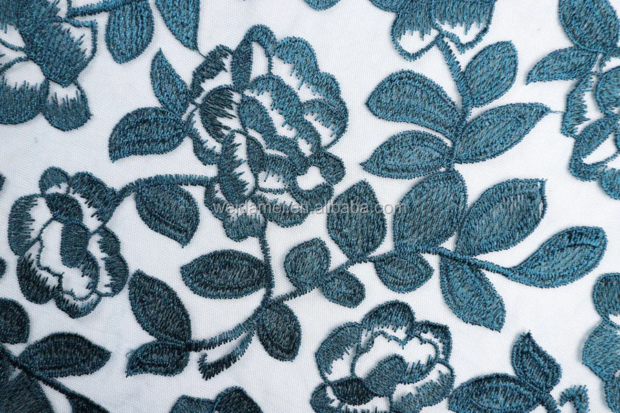 
Factory Outlet Lace Dress Fabric 3d floral embroidery lace fabric garment accessories clothing 