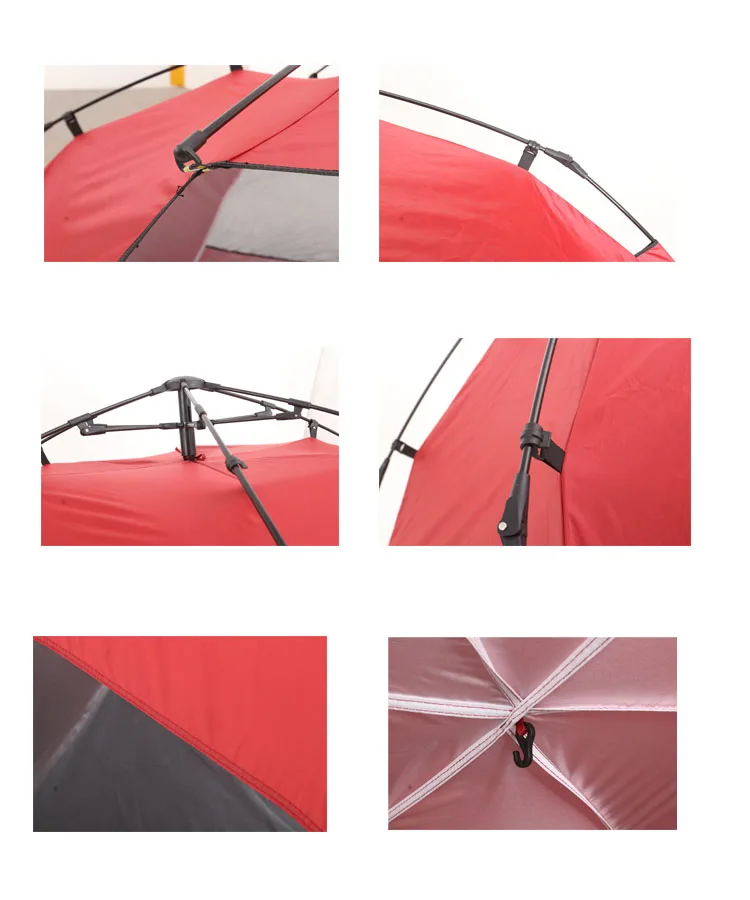 
factory price automatic portable beach sunshade tent pop up fishing shelter 