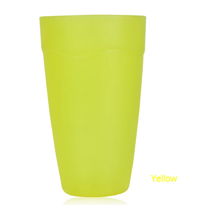 Colorful drinking water juice scrub frosted pp plastic cup for sale