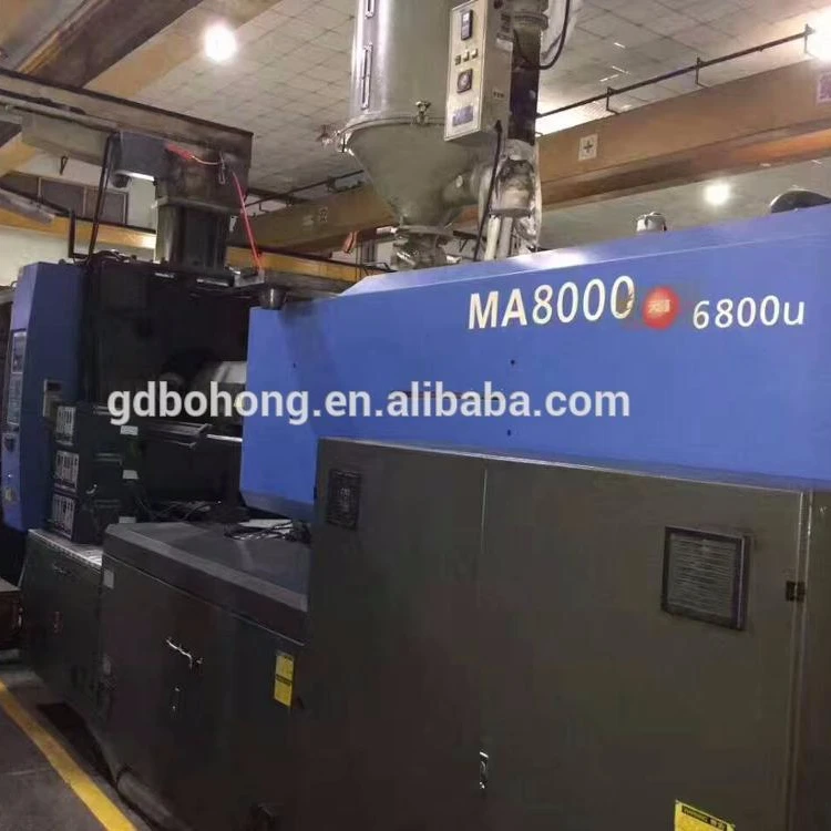 Haitian MA8000 plastic injection molding machine 800 ton with original servo motor