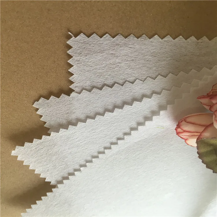 
100% polyester fusing Impregnating Nonwoven Interlining in China 