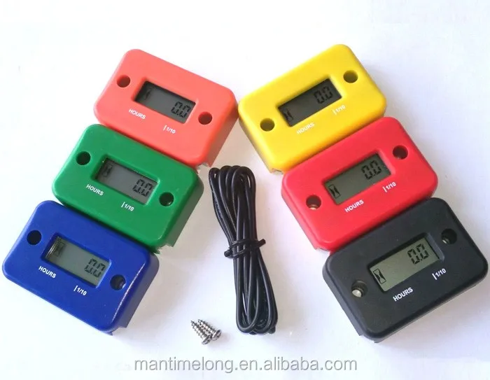 Motorcycle timer ATV mowing accumulator hour meter waterproof multicolor