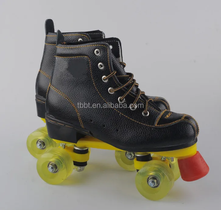 
BIGBANG 2018 high quality US market cowhide retro double wheel roller skate for adults 