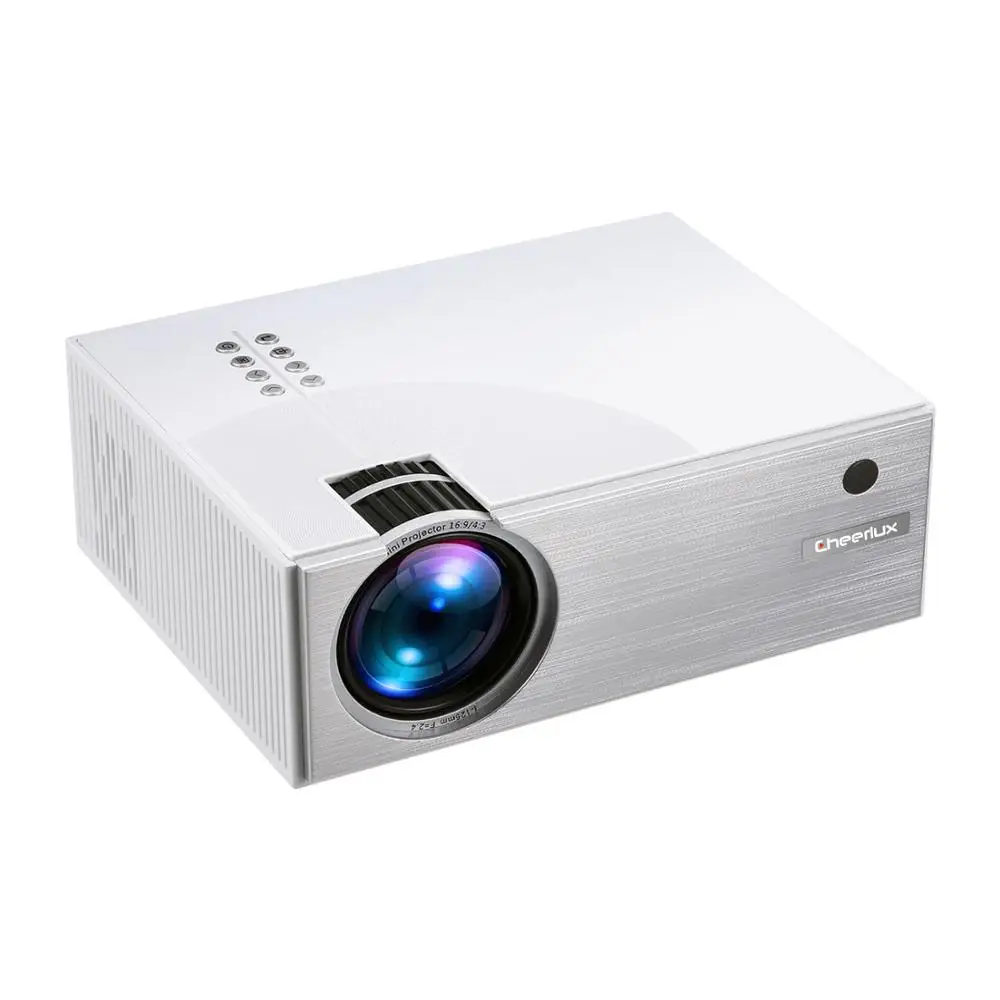 Cheerlux Newest 720P Portable Projector For Home Theater System Mini Projectors Support 1080P 3D LCD Proyector Beamer