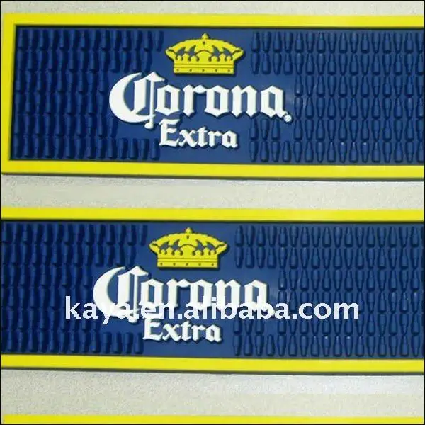 Factory supply plastic customized bar mat