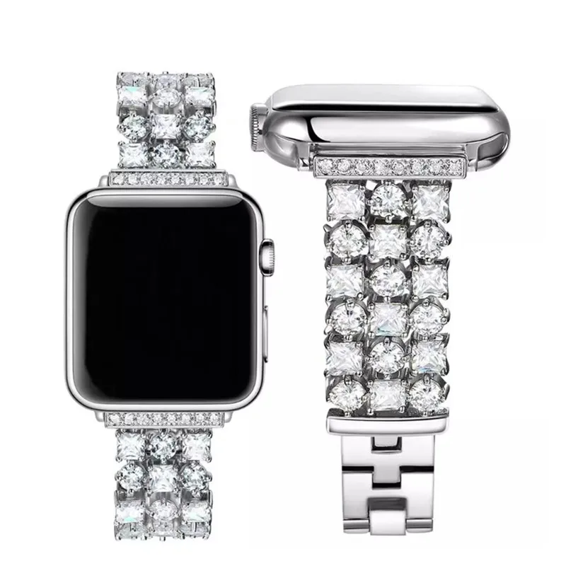 Diamond Band For Apple Watch Bands Loop Wristband Replacement Accessories Watch